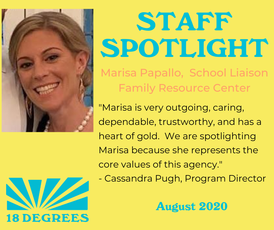 Staff Spotlight, August 2020: Marisa Papallo