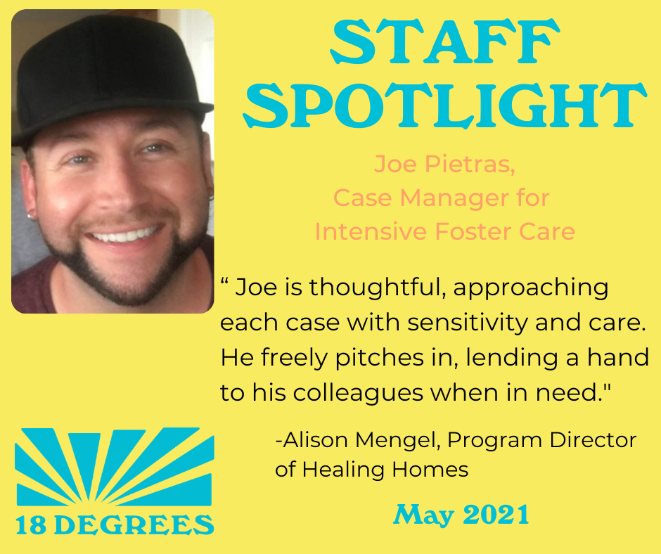 Staff Spotlight, May 2021: Joe Pietras