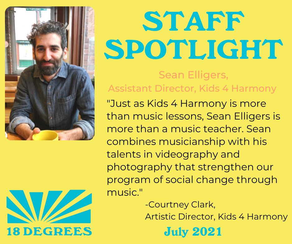 Staff Spotlight, July 2021: Sean Elligers