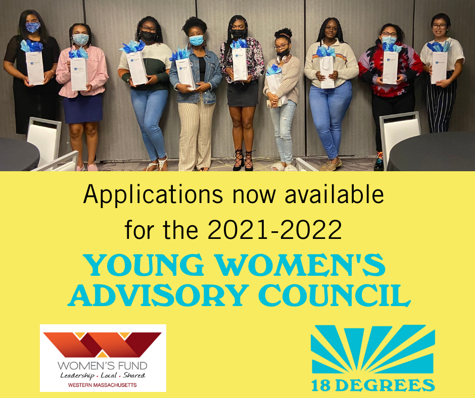 2021-2022 Young Women's Advisory Council Applications Available