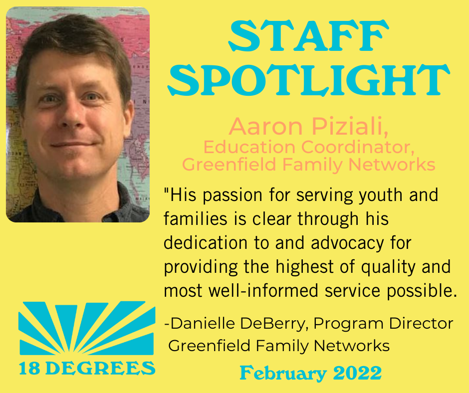 Staff Spotlight, February 2022: Aaron Piziali