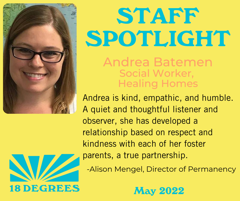 Staff Spotlight, May 2022: Andrea Bateman