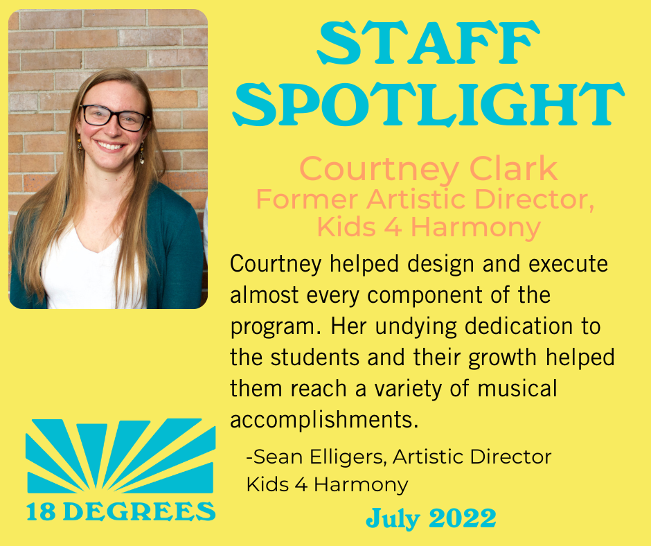 Staff Spotlight, July 2022: Courtney Clark