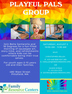 Pride Play & Fun – Playful Pals Group @ 18 Degrees Family Resource Center